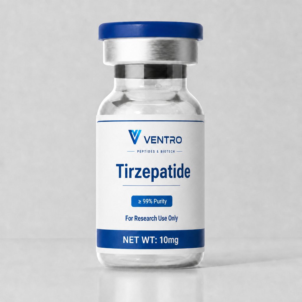 Tirzepatide research product presentation